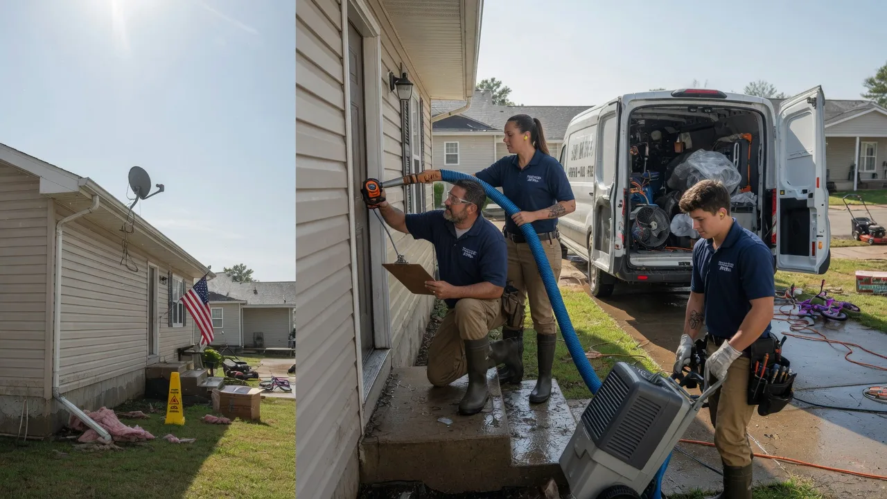 Ceiling Water Damage Restoration in Earl Park, IN near me